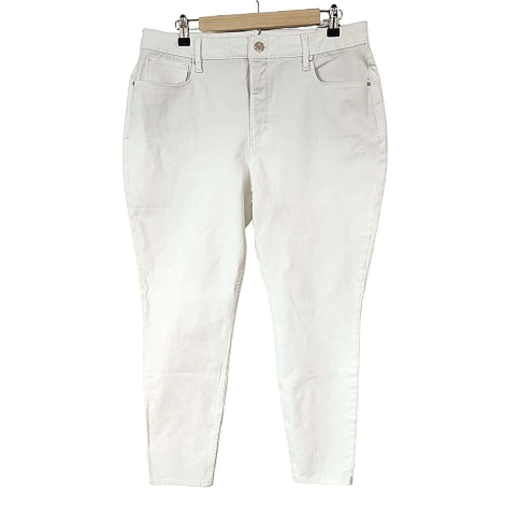 White House Black Market Women's Ankle Jeans in White - Picture 1 of 10